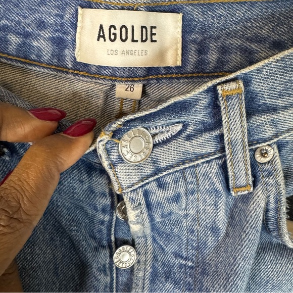 AGOLDE 90’s Denim Straight Jeans Size 26 - Picture 4 of 7